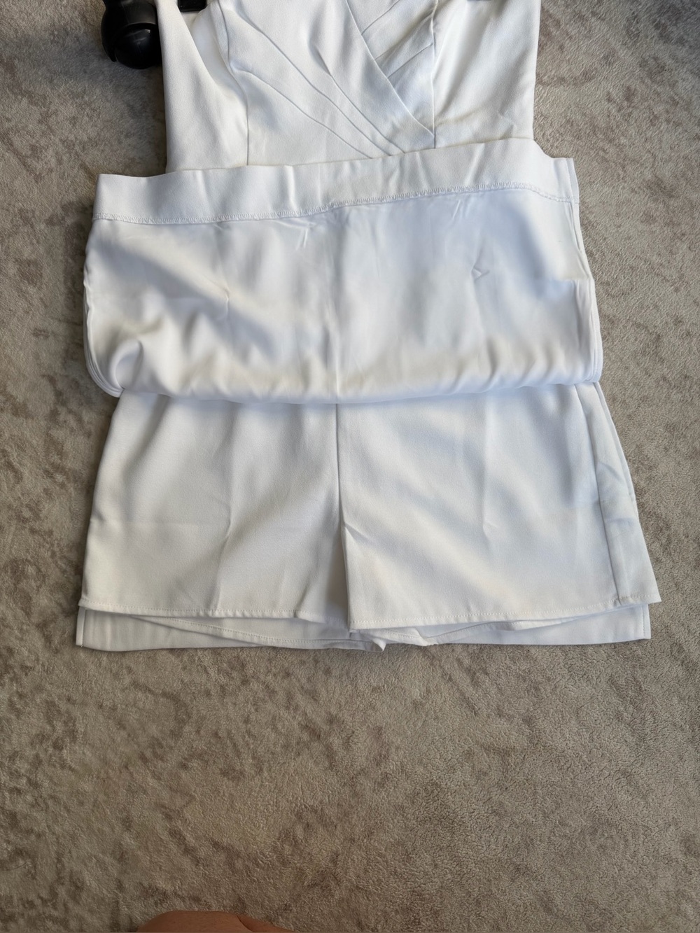 Lilly Pulitzer Strapless White Sheath Dress with shorts underneath - Picture 5 of 5